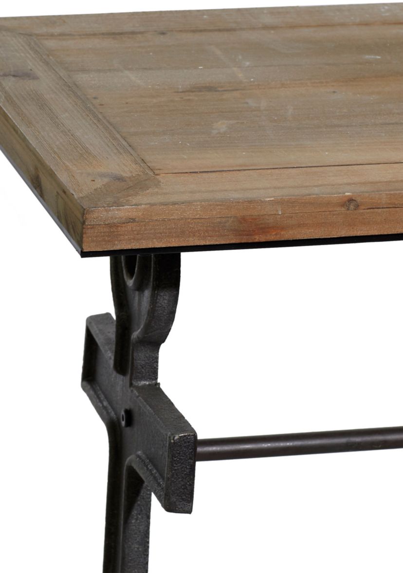 Coastal Metal Console Table