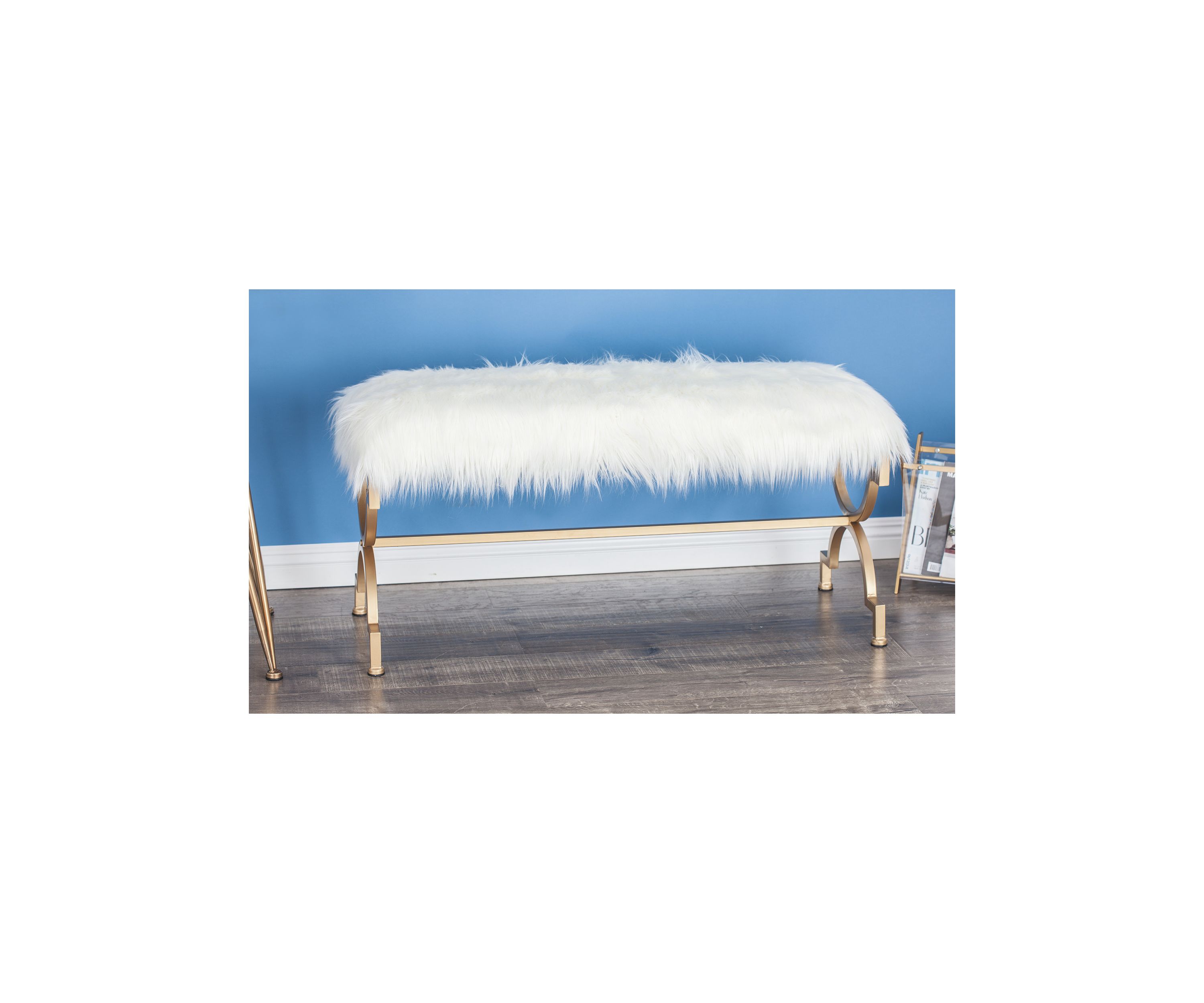 Contemporary Metal Bench