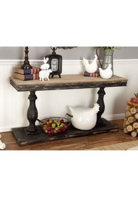 Monroe Lane Vintage Wood Console Table