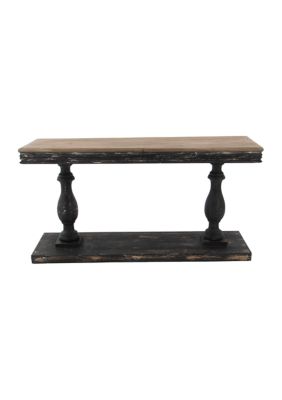 Vintage Wood Console Table