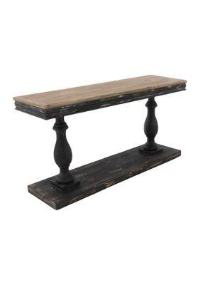 Vintage Wood Console Table