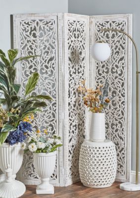 Farmhouse Wooden Room Divider Screen