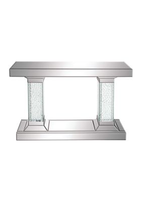 Glam Glass Console Table