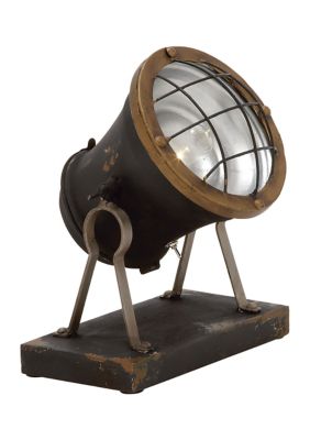 Industrial Metal Accent Lamp