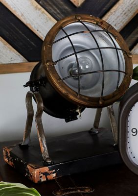 Industrial Metal Accent Lamp