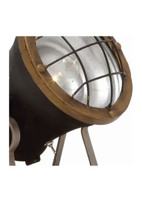 Industrial Metal Accent Lamp