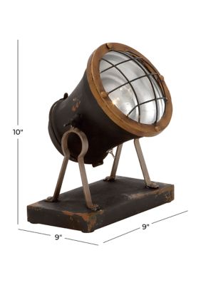 Industrial Metal Accent Lamp