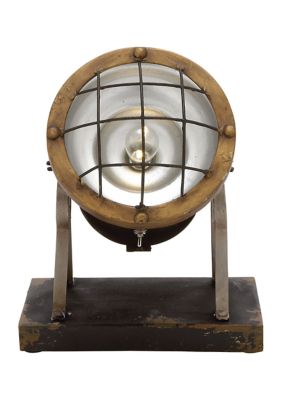 Industrial Metal Accent Lamp