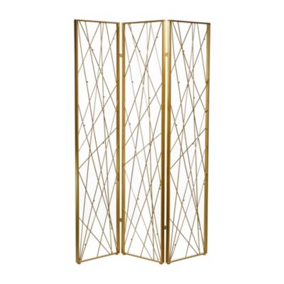 Glam Metal Room Divider Screen