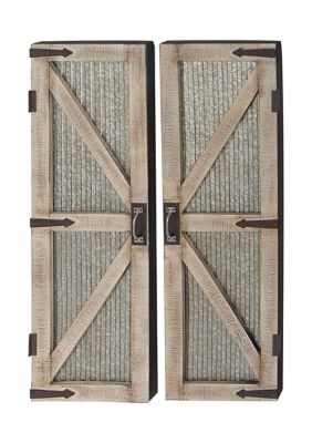 Farmhouse Metal Wall Decor - Set of 2