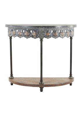 Farmhouse Metal Console Table