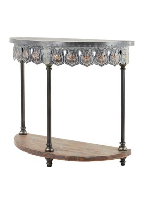 Farmhouse Metal Console Table