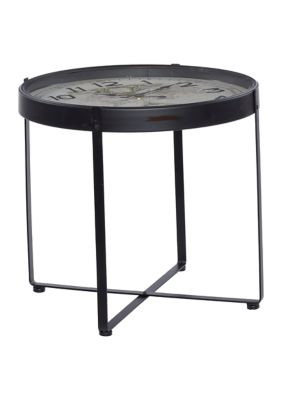 Farmhouse Metal Accent Table