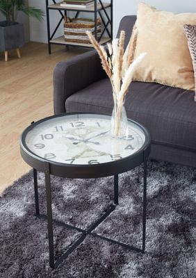 Farmhouse Metal Accent Table