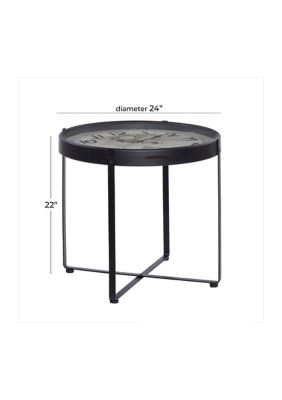 Farmhouse Metal Accent Table