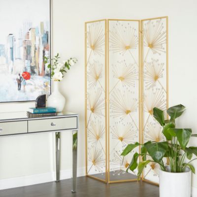 Glam Metal Room Divider Screen