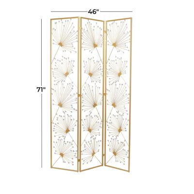 Glam Metal Room Divider Screen