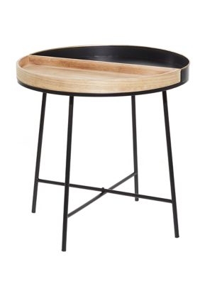 Contemporary Metal Accent Table