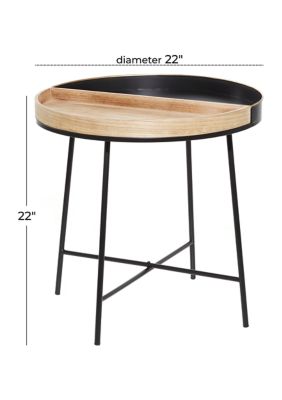 Contemporary Metal Accent Table