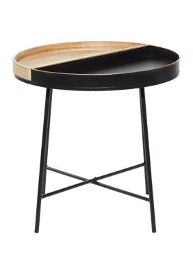 Contemporary Metal Accent Table