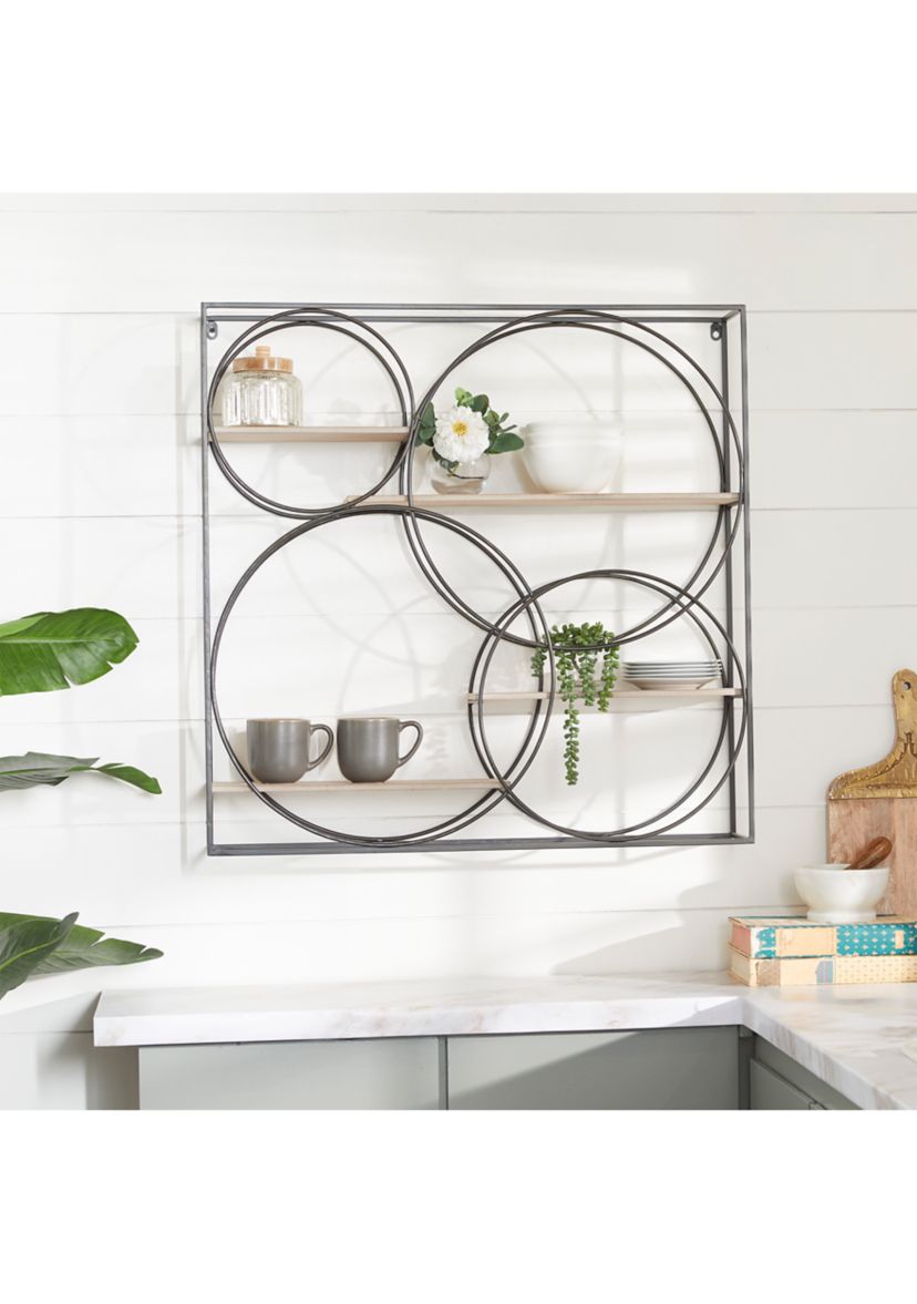 Contemporary Metal Wall Shelf