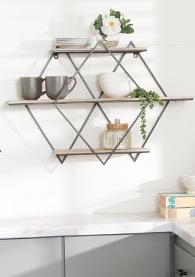 Contemporary Wood Wall Shelf