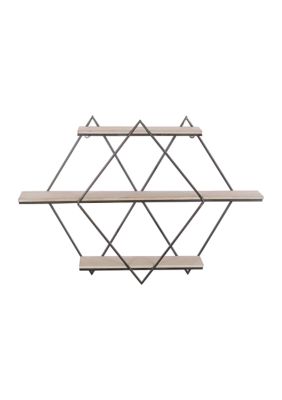 Contemporary Wood Wall Shelf