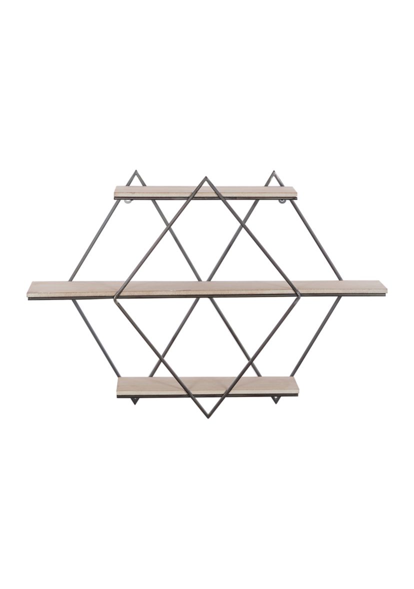 Contemporary Wood Wall Shelf