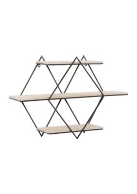 Contemporary Wood Wall Shelf