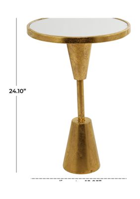 Contemporary Metal Accent Table