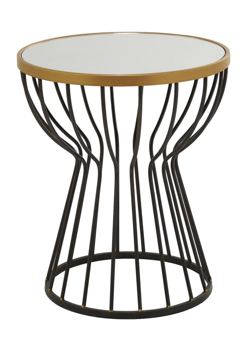 Contemporary Metal Accent Table