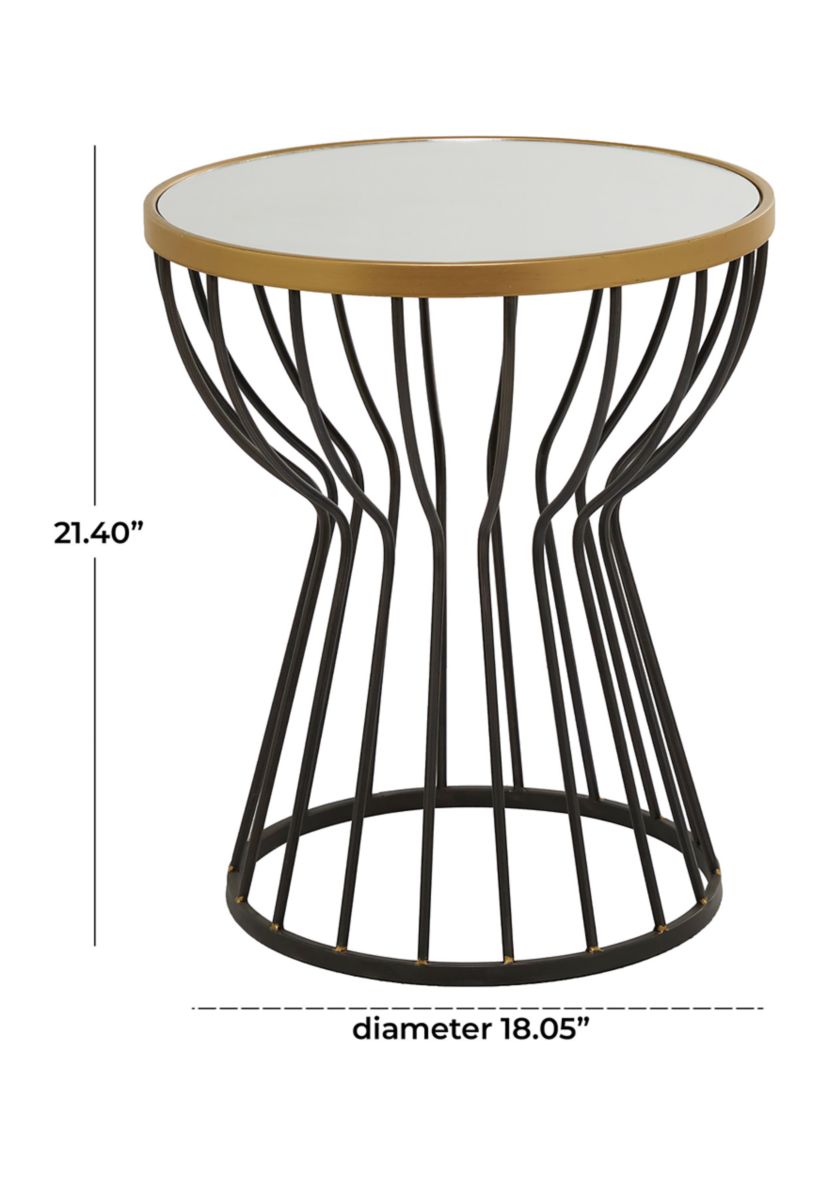 Contemporary Metal Accent Table