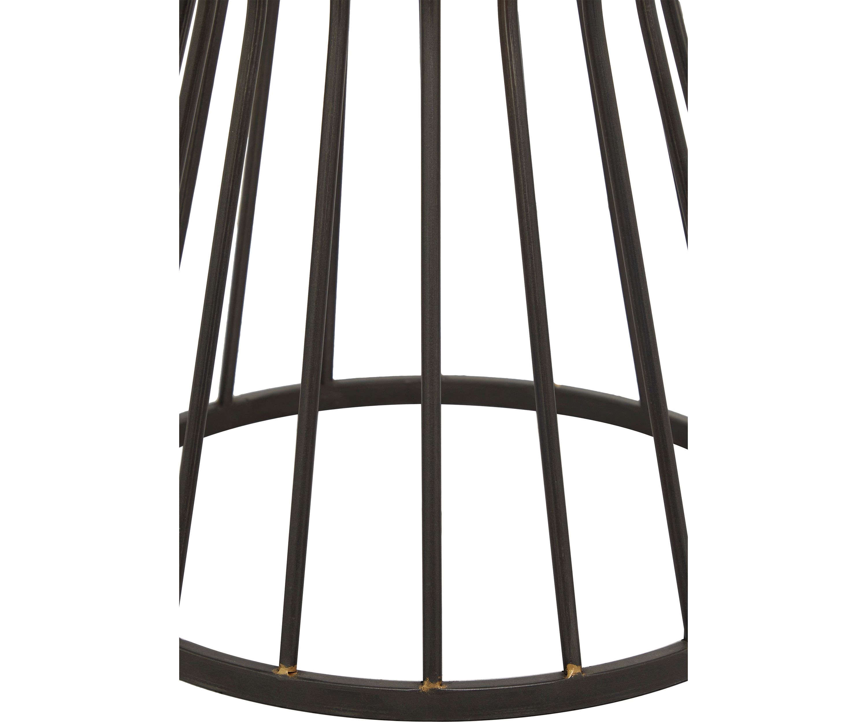 Contemporary Metal Accent Table