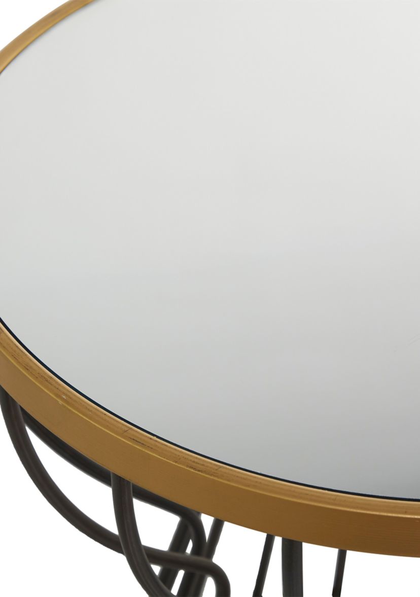 Contemporary Metal Accent Table