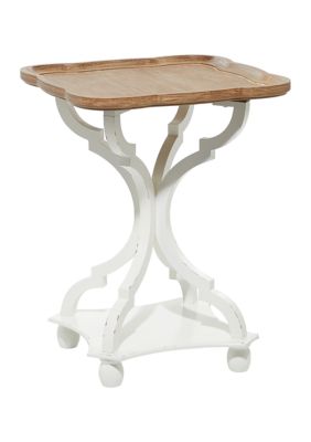 Farmhouse Wooden Accent Table