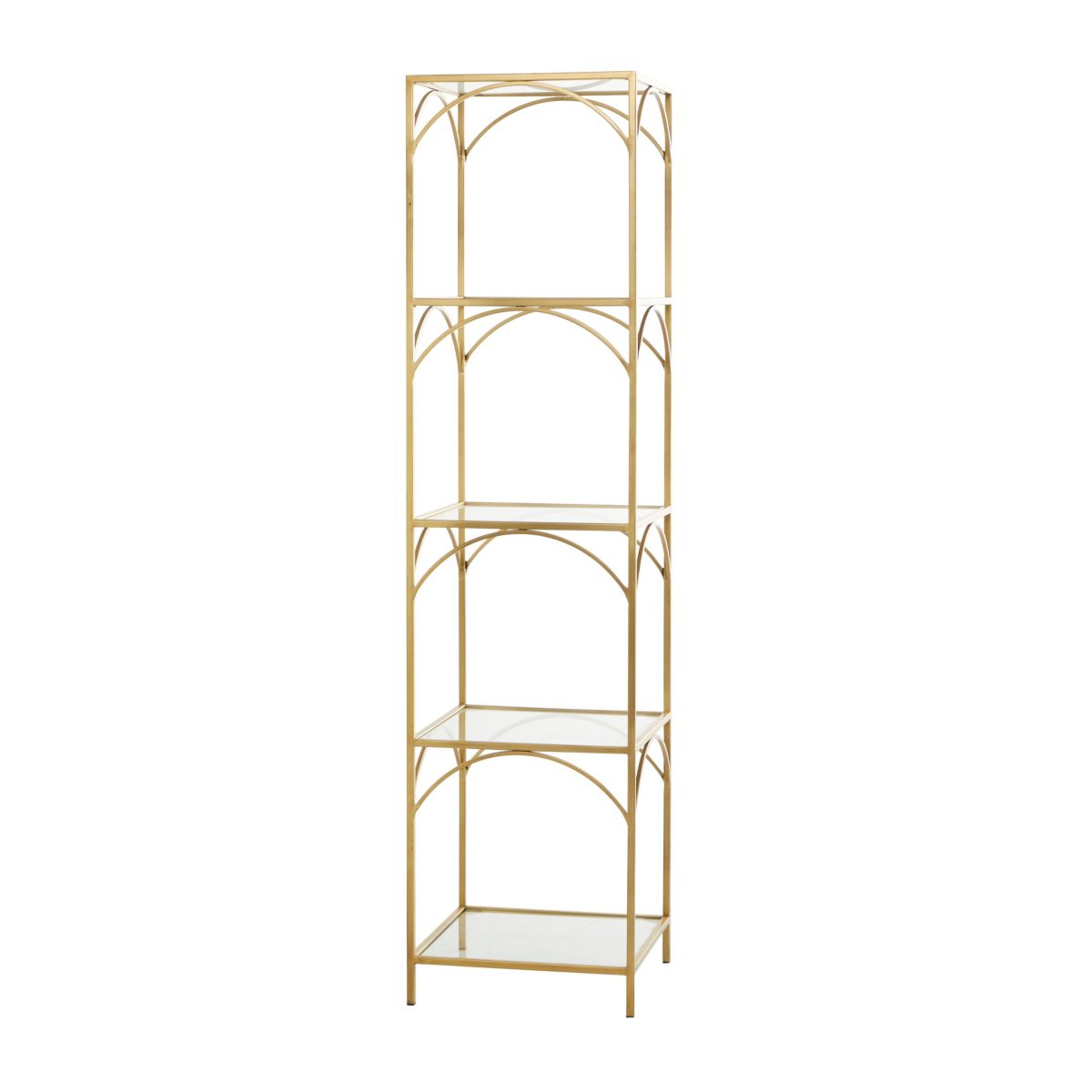 Contemporary Metal Shelving Unit