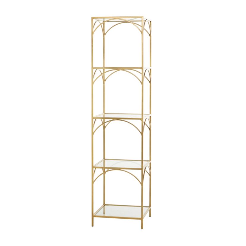 Contemporary Metal Shelving Unit