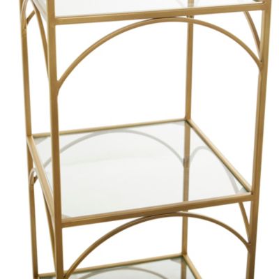 Contemporary Metal Shelving Unit