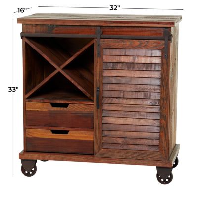 Rustic Wood Cabinet