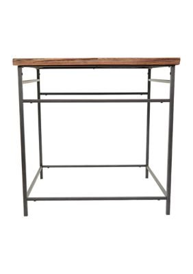Rustic Metal Accent Table