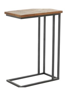 Rustic Metal Accent Table