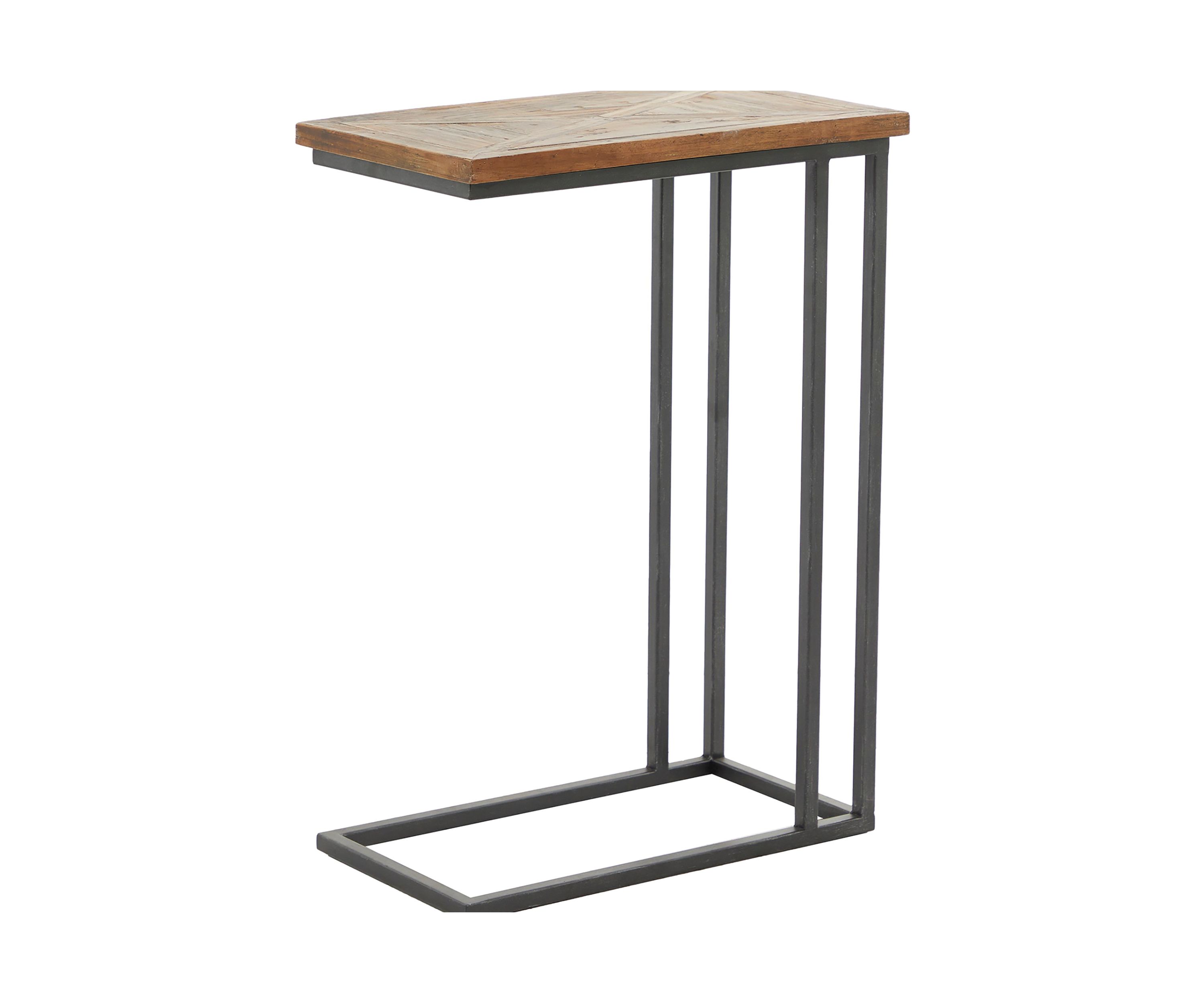 Rustic Metal Accent Table