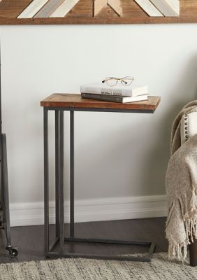 Rustic Metal Accent Table