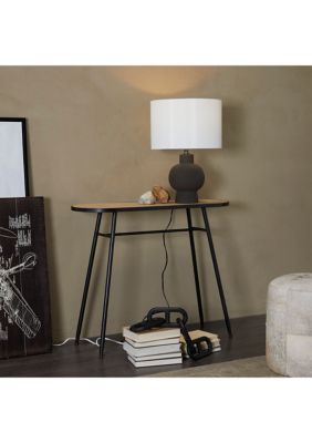 Industrial Metal Console Table