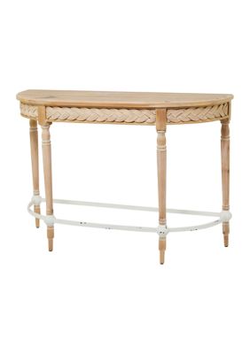 Modern Farmhouse Wood Console Table