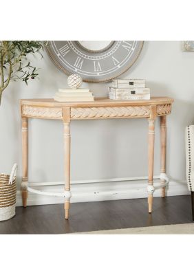 Modern Farmhouse Wood Console Table