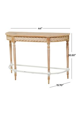 Modern Farmhouse Wood Console Table