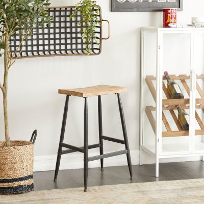 Industrial Metal Counter Stool