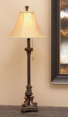 Tuscan Polystone Buffet Lamp