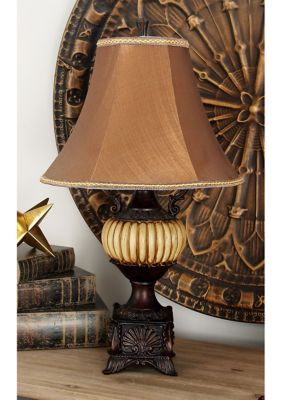 Traditional Polystone Table Lamp - Set of 2